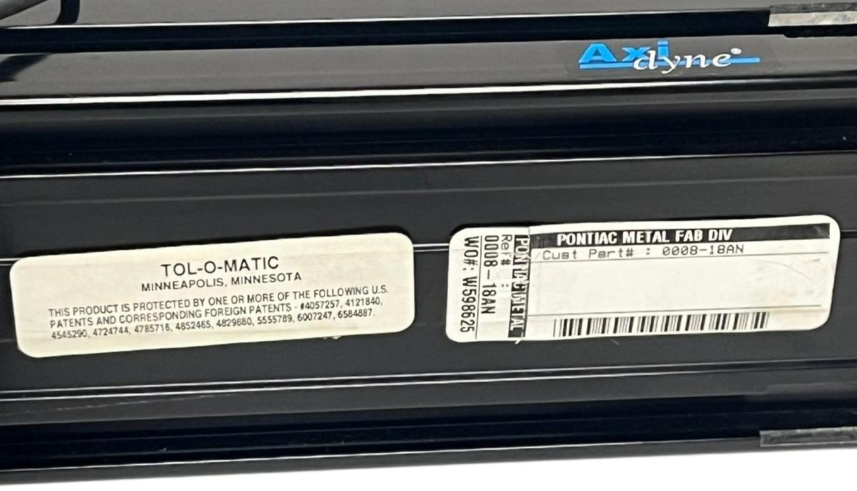 Used Tolomatic 0008-18AN The Wedge Rodless Actuator with Triac Switch 3600-9086 New
