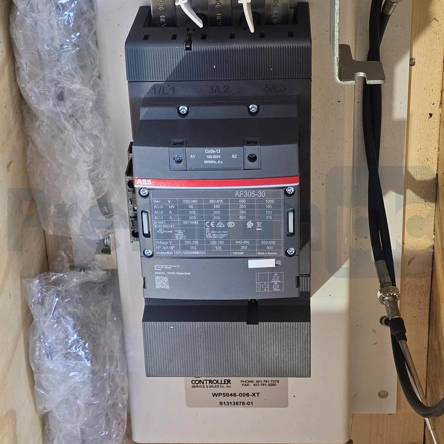 ABB Tmax XT5N 400 Ekip Dip LS/I Breaker w/ AF305-30 Contactor 400A 100-250V +Acc