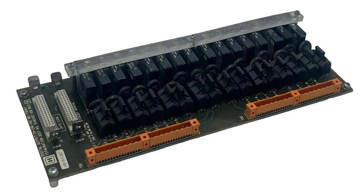 Used HONEYWELL 51401157-100 Rev A Output Board w/ (16) Grayhill 70YY14283 Relays