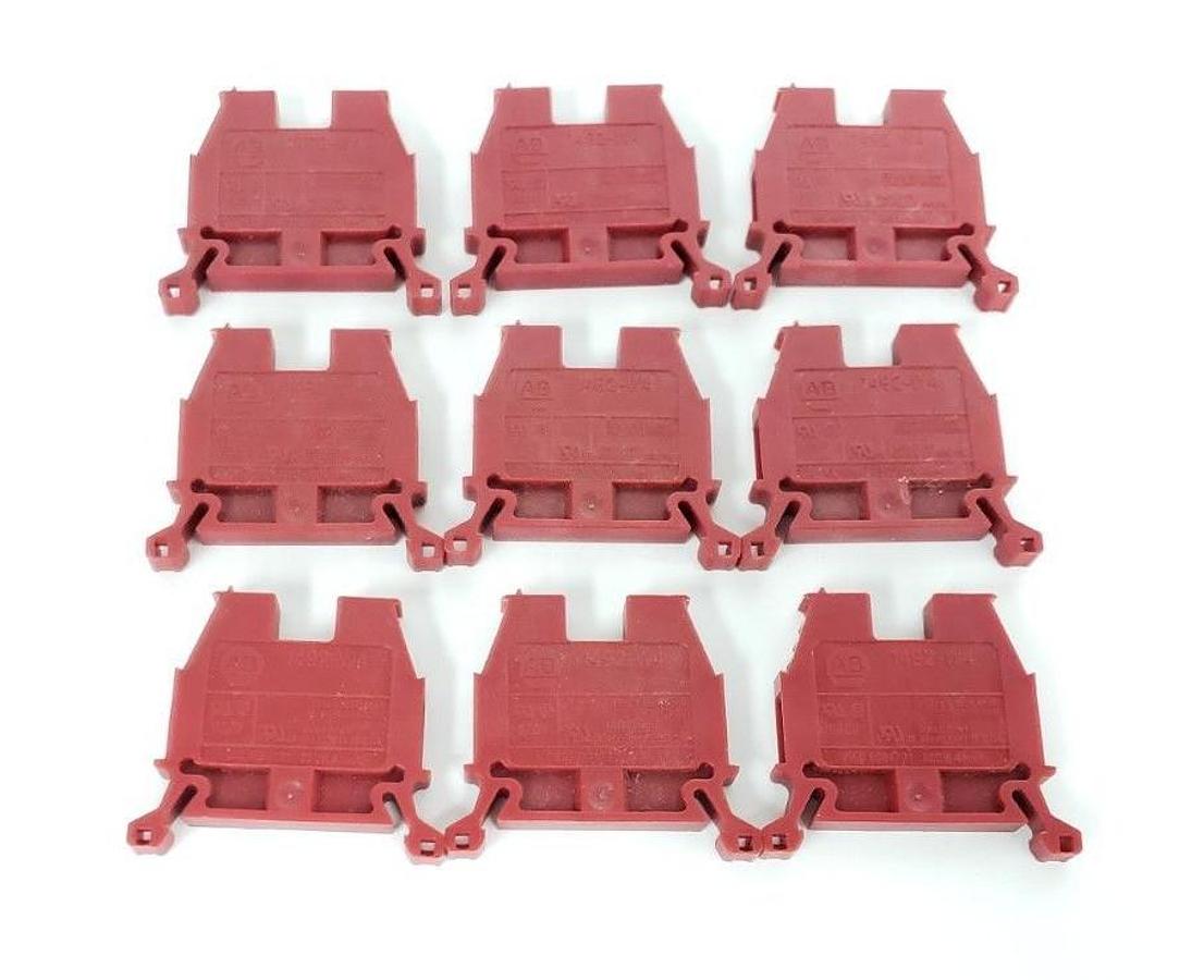 Used LOT OF 9 ALLEN BRADLEY 1492-W2 TERMINAL BLOCKS 1492W2