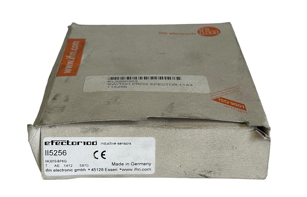 Used NEW IFM EFECTOR IIA3010-BPKG / II5256 INDUCTIVE PROXIMITY SENSOR 10-36VDC 2M