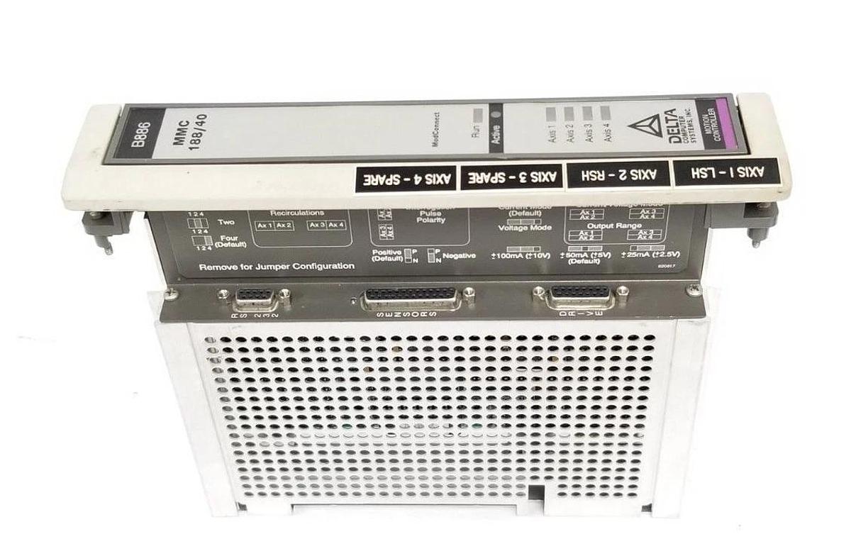 Used DELTA COMPUTER SYSTEMS B886 MOTION CONTROLLER MMC 188/40 MMC REV. 1.00B