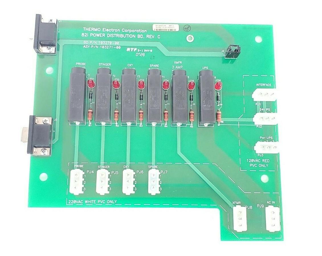 Used NEW THERMO ELECTRON 103271-00 82i POWER DISTRIBUTION BOARD REV. C 10370-00 CXP