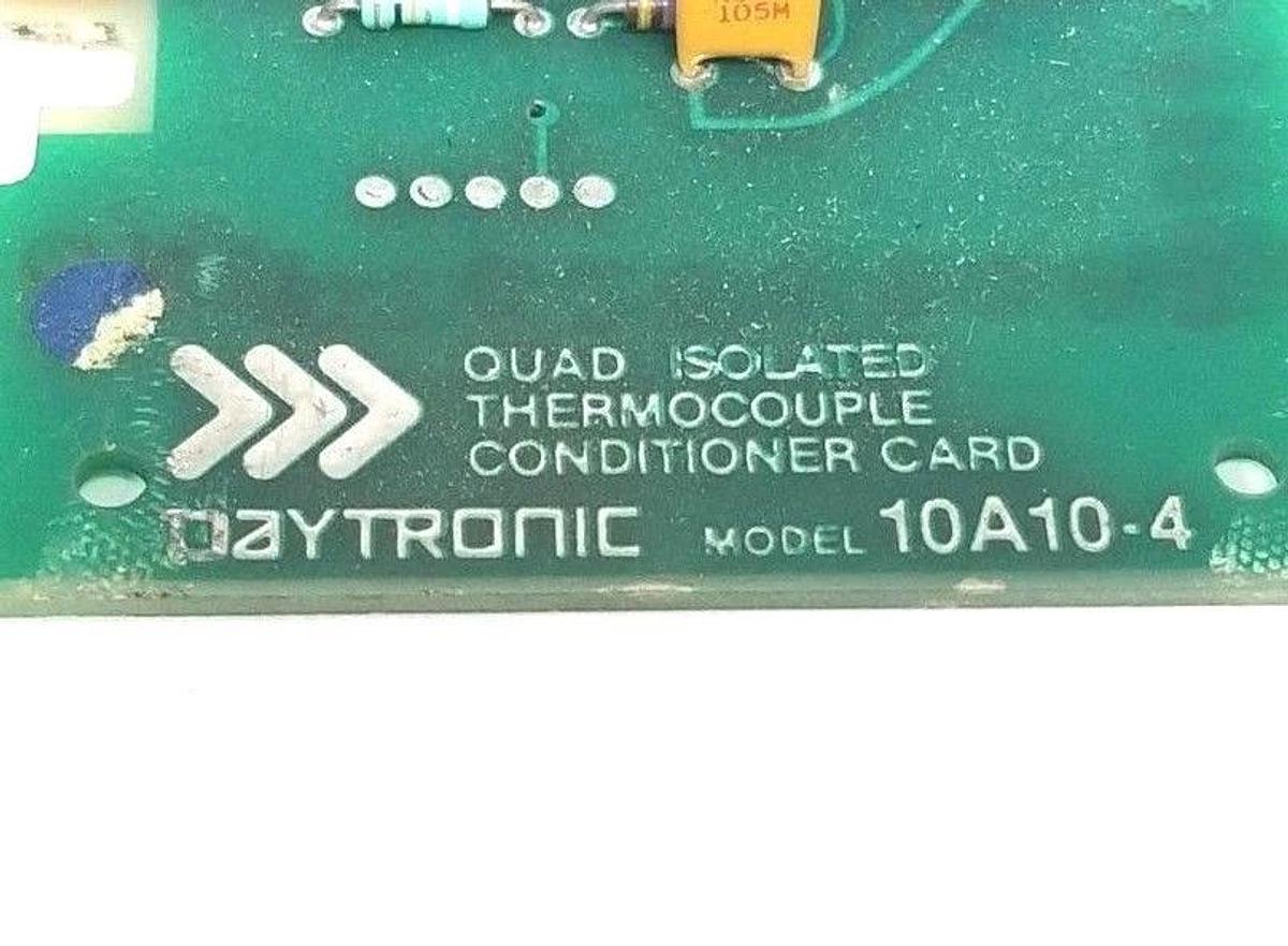 Used DAYTRONIC 10A10-4 QUAD ISOLATED THERMOCOUPLE CONDITIONER CARD 73649