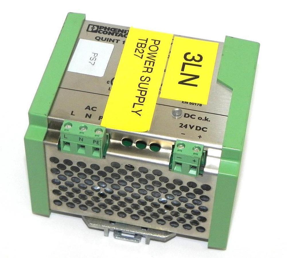 Used PHOENIX CONTACT QUINT PS-120AC/24DC/1 POWER SUPPLY ART# 2939247 78-139-4300