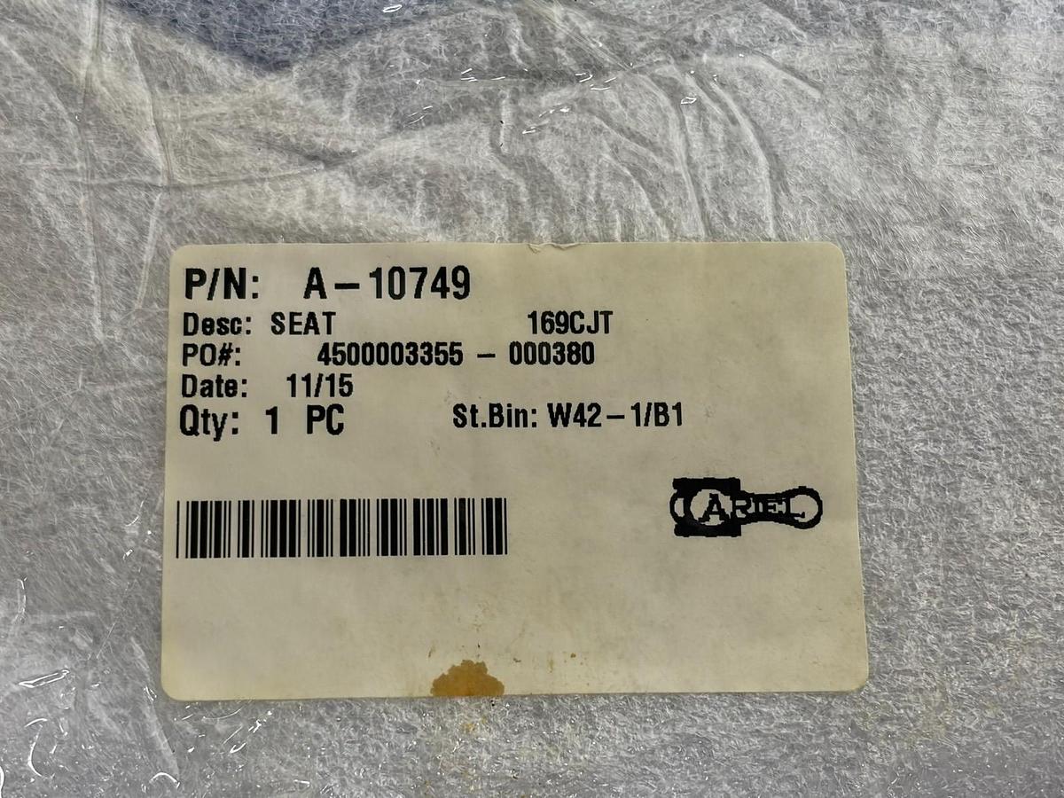 Used Ariel A-10749 Suction Valve Seat 169CJT Compressor Parts Lot of 2 New
