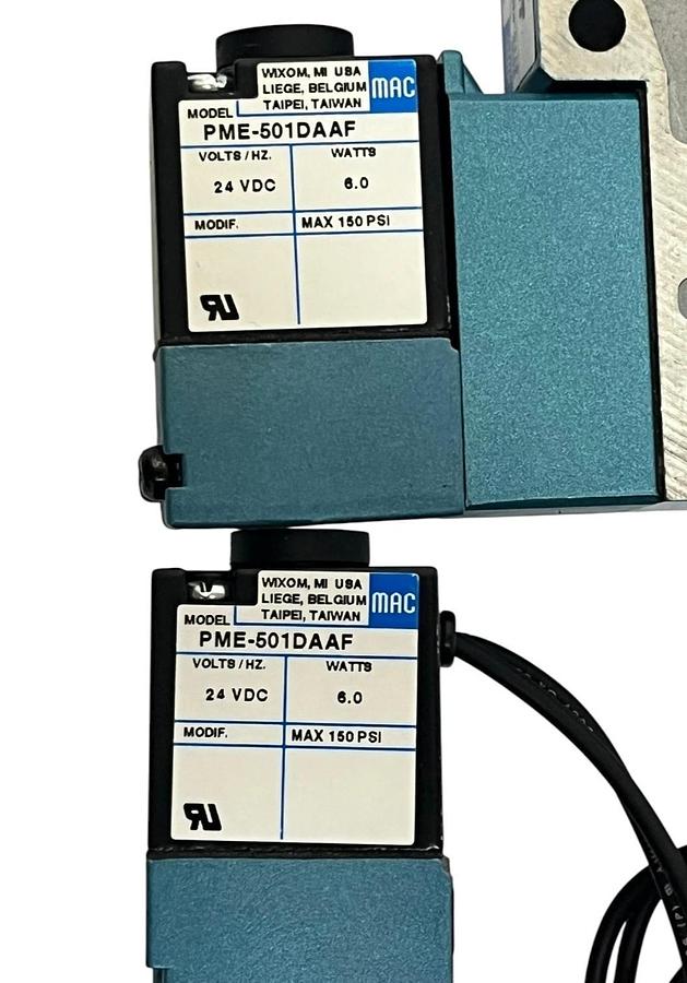 MAC Valves 811C-PM-501DA-142AF 4-Way Solenoid Valve 24VDC 1/4" NPT PME-501DAAF