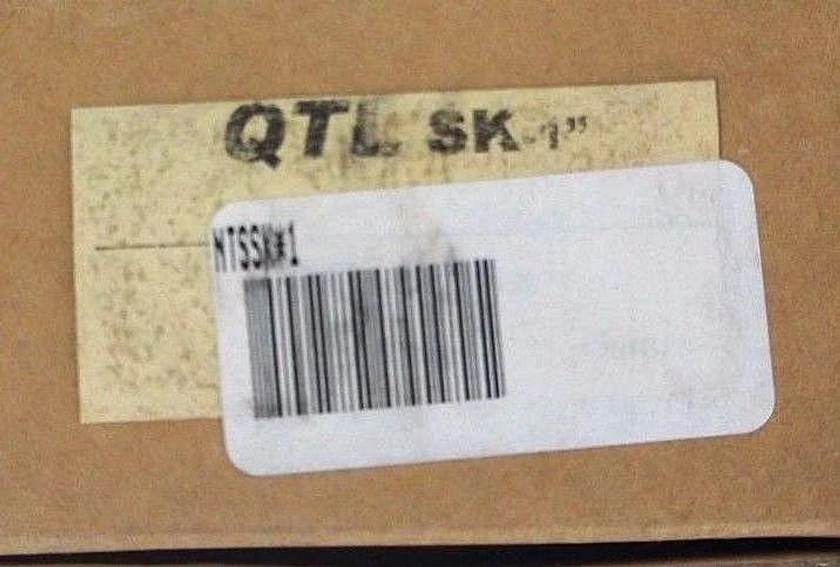 Used LOT OF 2 NIB QTL SK-1 TAPER BUSHINGS 1" BORE SK1