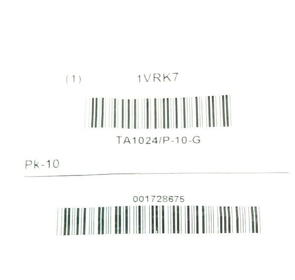 Used PACK OF 10 NEW THOGUS BARBED X MNPT MALE ADAPTERS 1VRK7, TA1024/P-10-G