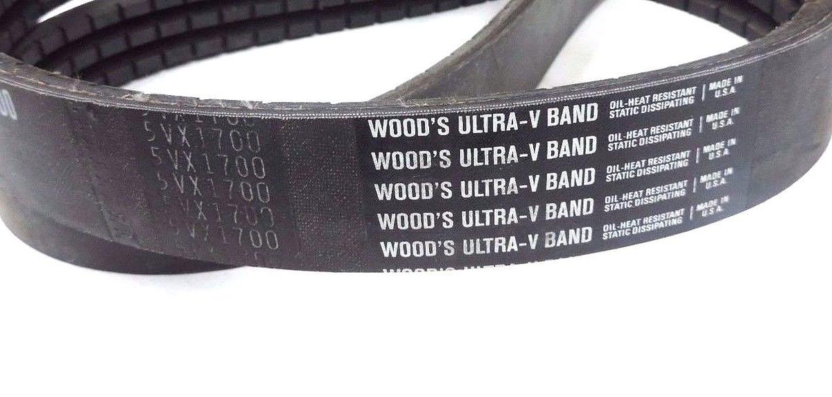 NEW TB WOOD'S 3R5VX1700 ULTRA V-BAND BELT 170'' OUTSIDE LENGTH