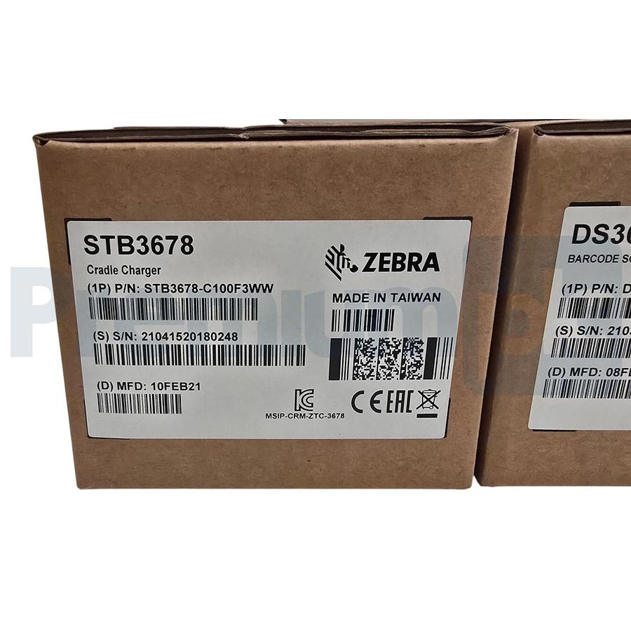 Zebra DS3678-SR3U4210SFW DS3678-SR Barcode Scanner USB Kit w/Cradle, Cables, PSU