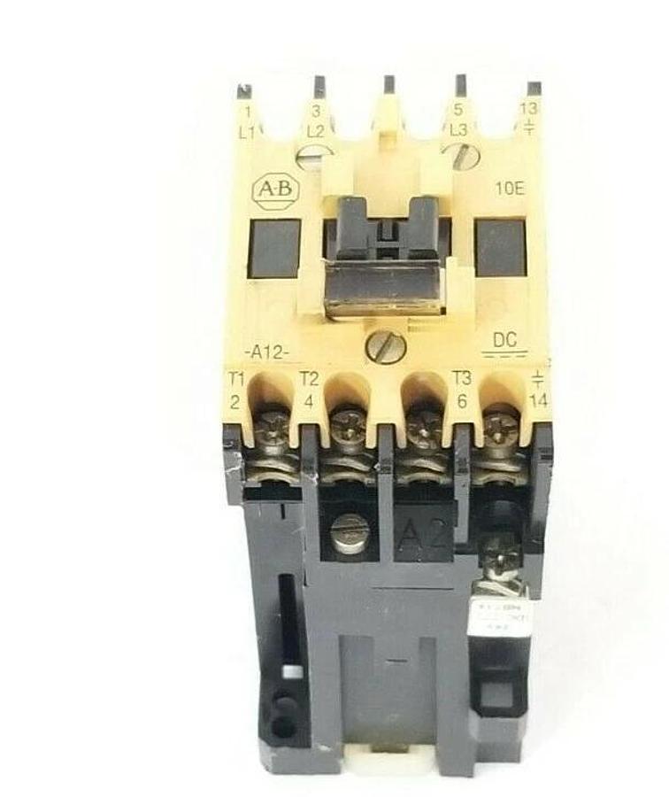 Used ALLEN BRADLEY 100-A12NZ*3 CONTACTOR 100A12NZ3, 24V DC, SERIES B
