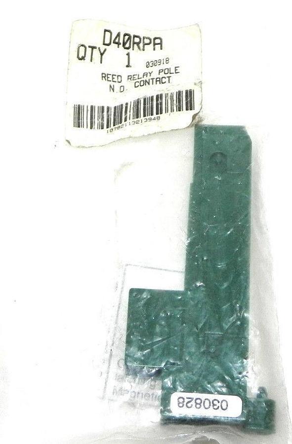 Used NEW CUTLER-HAMMER D40RPA REED RELAY POLE N.O. CONTACT