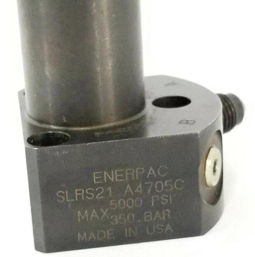 Used ENERPAC SLRS21 LOWER FLANGE SWING CYLINDER SLRS21 A4705C, 500 PSI, 350 BAR