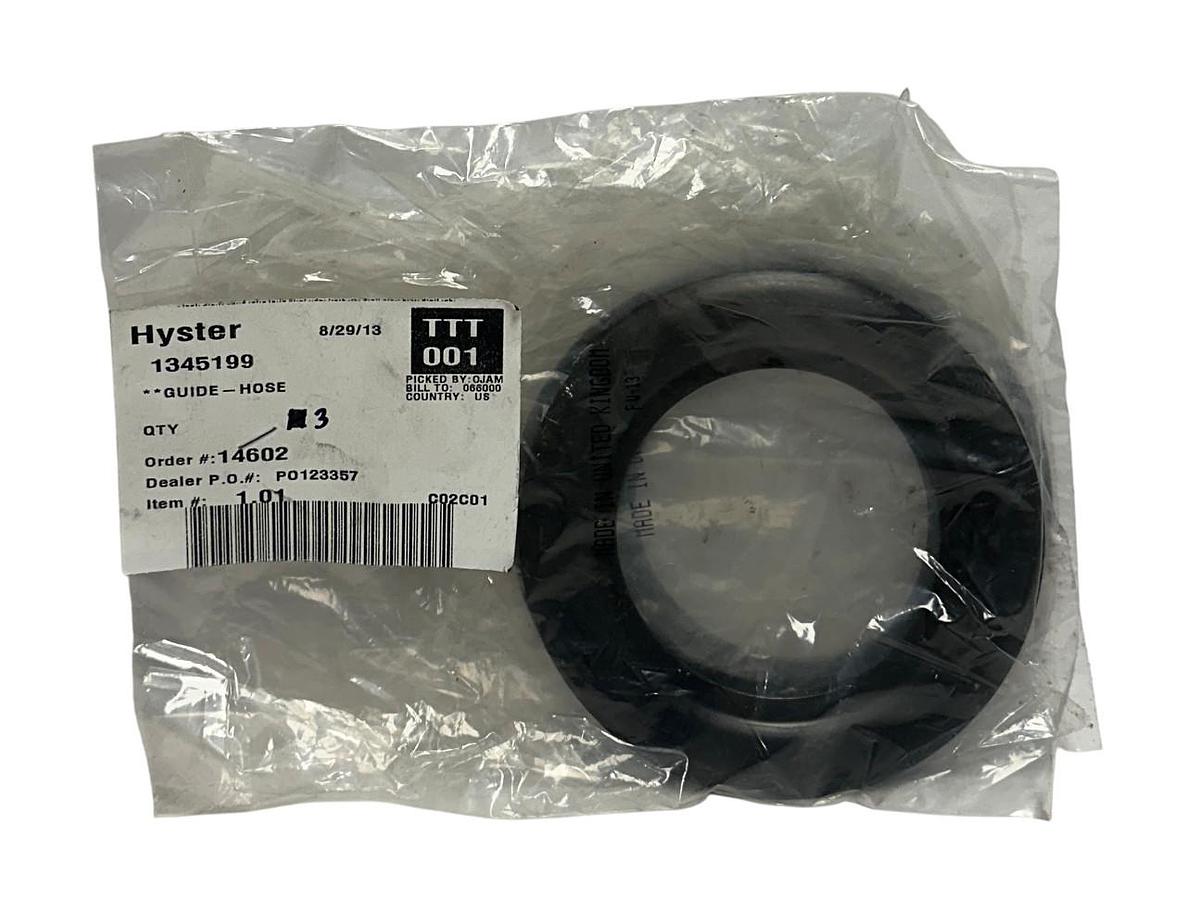 Used 3 HYSTER 1345199 / HY1345199 OEM HOSE GUIDES FOR FORKLIFT NSMP