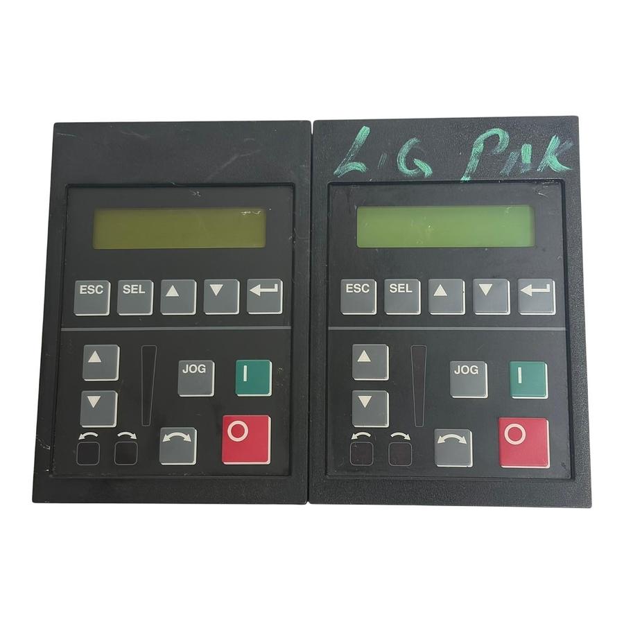 Used Allen-Bradley 1201-HA2 1336 Plus II Drive HIM Programmer Module - Lot of 2