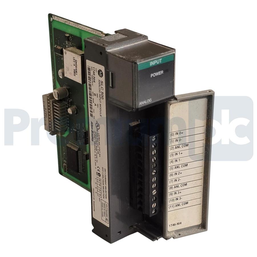 Used Allen-Bradley 1746-NI4 /B SLC 500 4-Ch Analog Input Module Rev. A 1746NI4 USPI