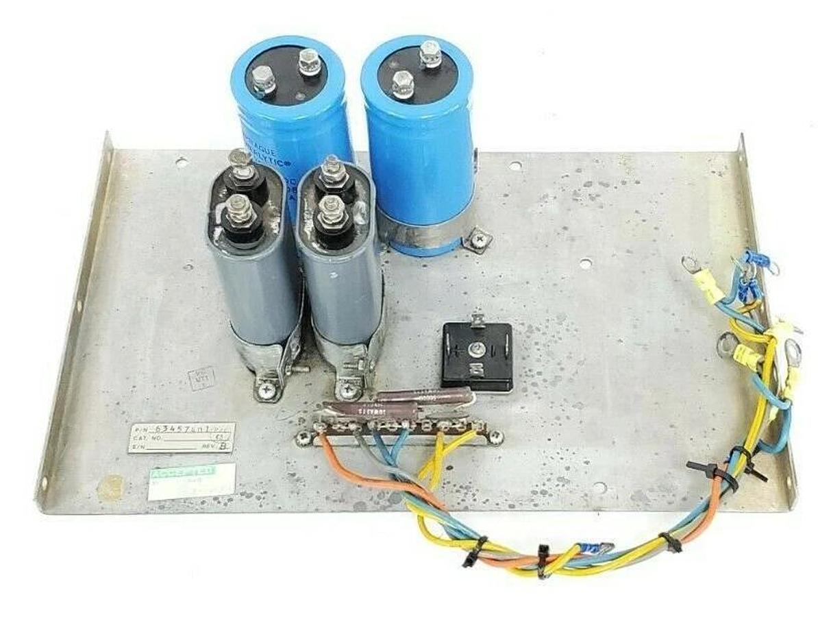 Used ALLEN-BRADLEY 63457401 REV. B CAPACITOR BOARD