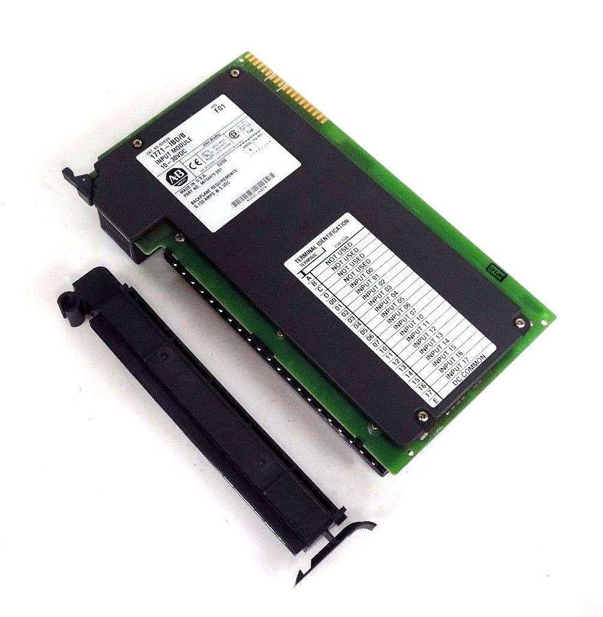 Used ALLEN BRADLEY 1771-IBD SER. B INPUT MODULE REV. D01, CAT. REV. F01, 1771IBD