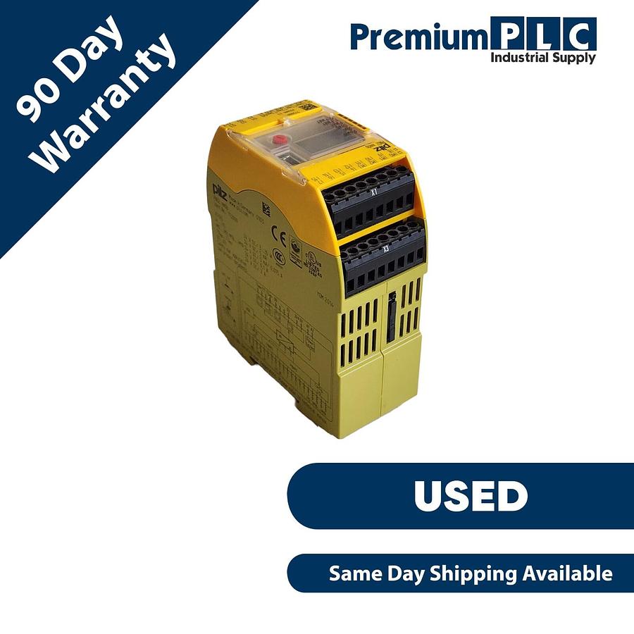 Used USED PILZ PNOZ-MM0P / 772000 SAFETY RELAY 24VDC DIN-RAIL PN0ZMM0P