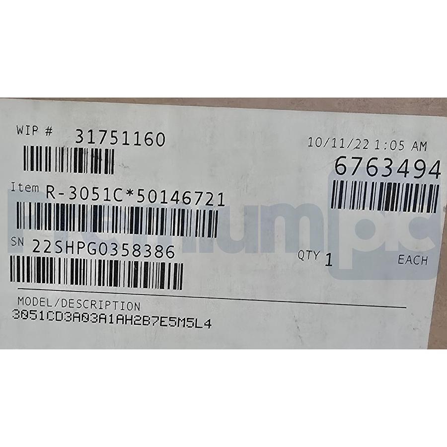 Used Rosemount 3051 Smart Pressure Transmitter 0-1000inH2O 3051CD3A03A1AH2B7E5M5L4