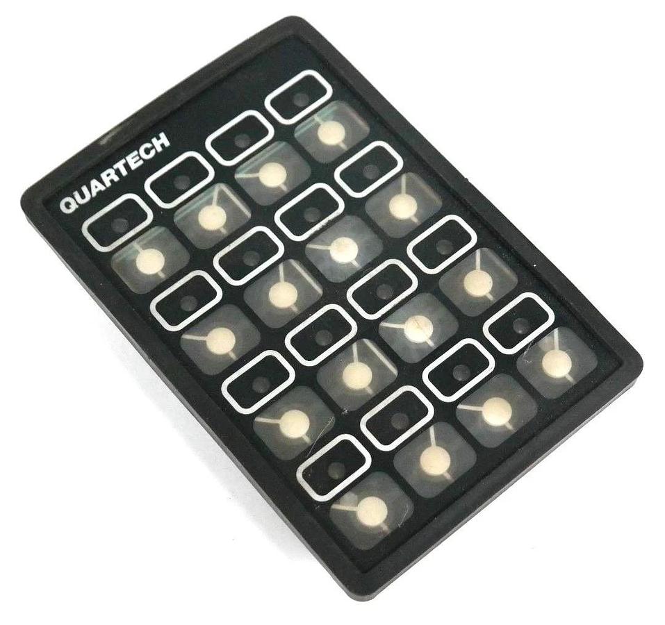Used QUARTECH CORP. 8653 KEYPAD PLC PROGRAMMING TERMINAL 16KEY