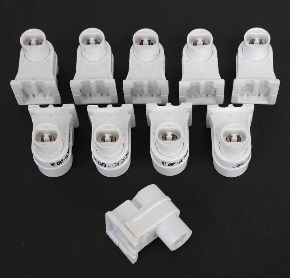 Used LOT OF 10 LEVITON 060-13550 LAMP HOLDERS 660W, 600V, 06013550