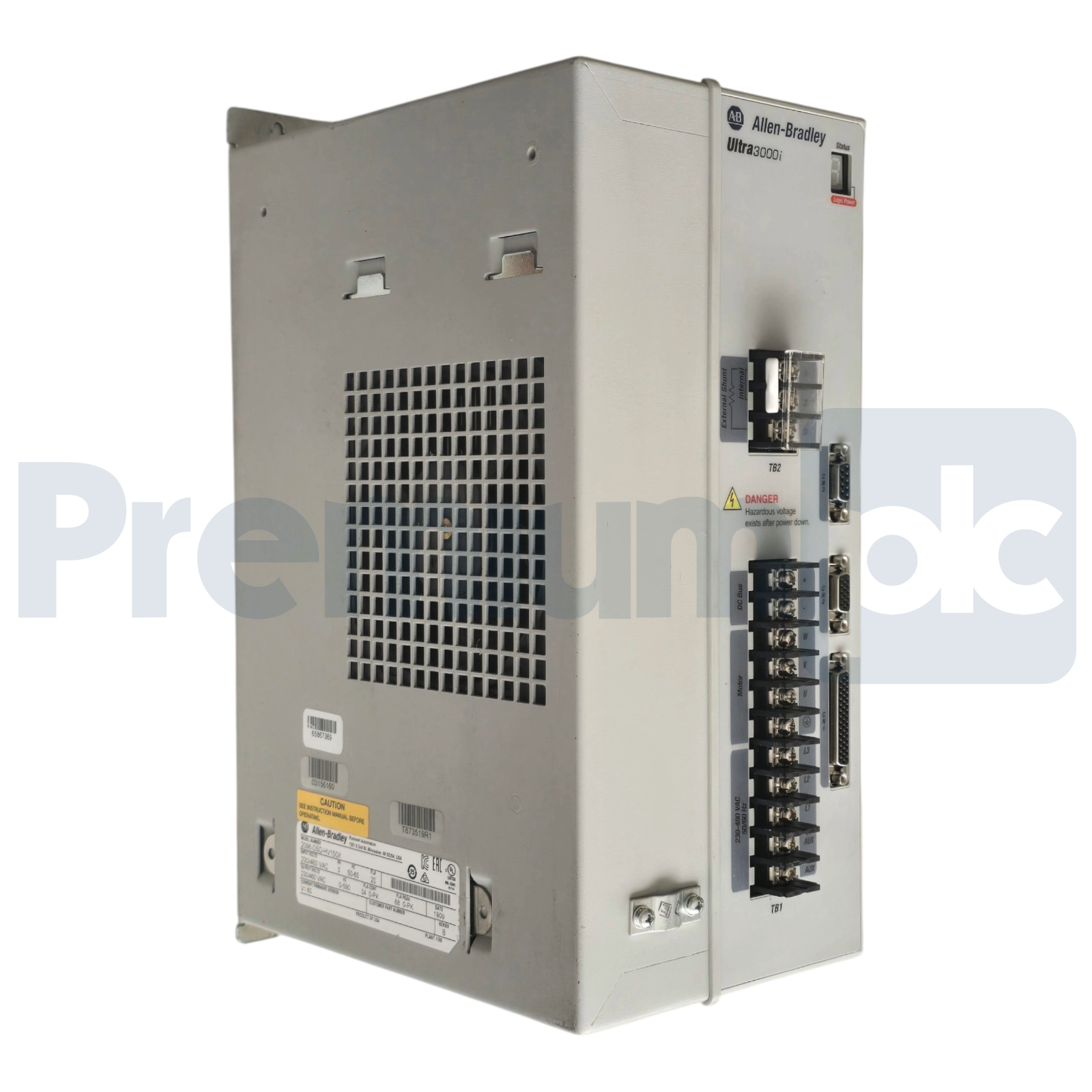 Used Allen Bradley 2098-DSD-HV150X /B Ultra3000i Servo Drive 15kW 480V FW 1.60 REMAN