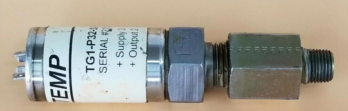 Used REO-TEMP TG1-P32-1A4B GENERAL PURPOSE TRANSMITTER 0-3000 PSI 4-20mA 10-30VDC