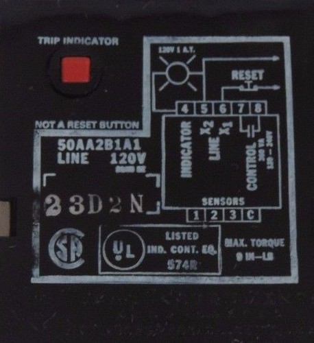 Used NIB TEXAS INSTRUMENTS 50AA2B1A1 PROTECTION MODULE