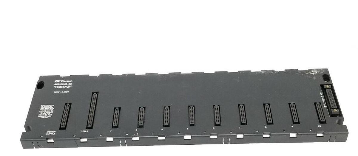 Used GE FANUC IC693CHS391C 10-SLOT BASE PROGRAMMABLE CONTROLLER (DAMAGED)