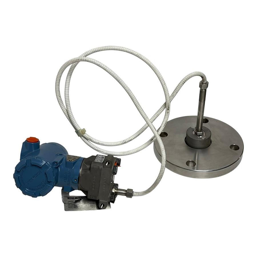 Used Rosemount 3051 Smart Pressure Transmitter & 1199 Remote Diaphragm Seal Assy. New