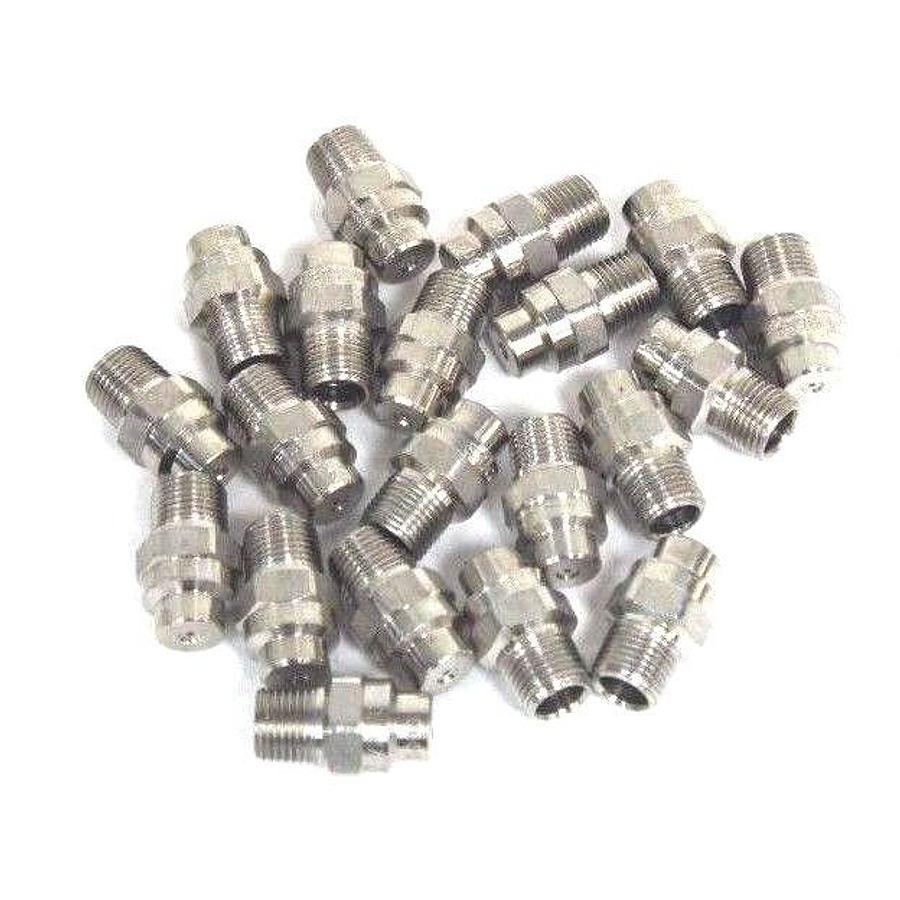 Used LOT OF 20 NEW S.S. CO H1/8U 316SS SPRAYER NOZZLES