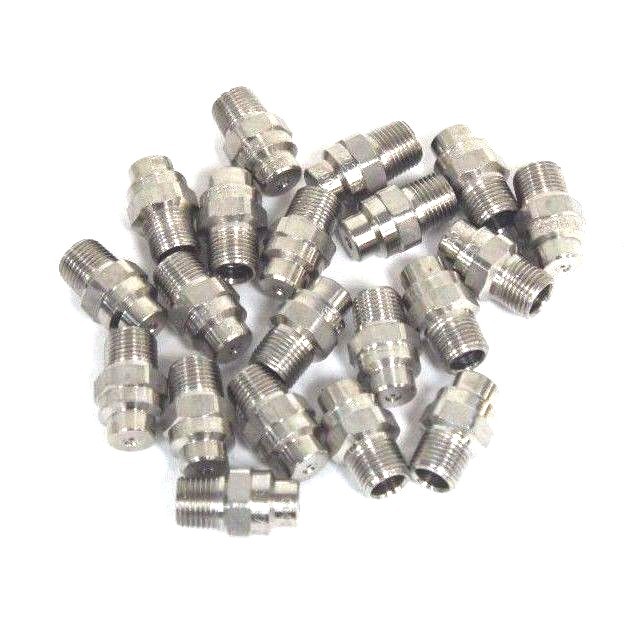 Used LOT OF 20 NEW S.S. CO H1/8U 316SS SPRAYER NOZZLES