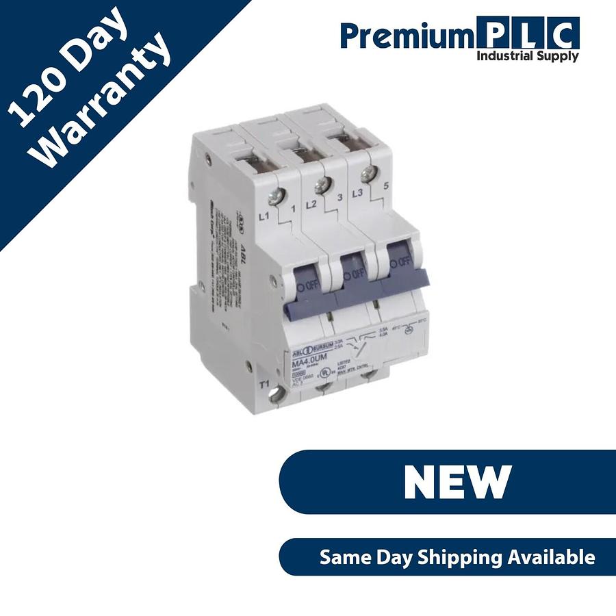 Used NEW ALTECH CORP. MA4.0UM / MA40UM MOTOR PROTECTOR SWITCH 2.5-4.0A, 3P