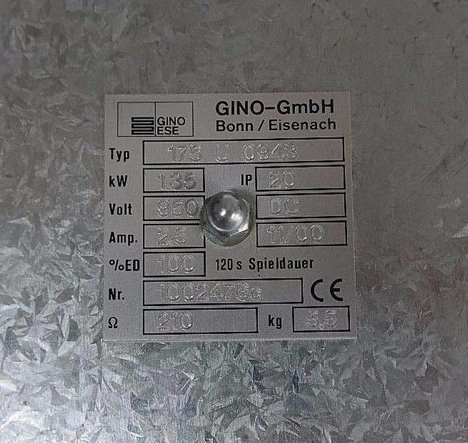 Used NIB GINO ESE 175U0943 RESISTOR WIRE WOUND 175-U-0943 NR. 1002476C 210OHM