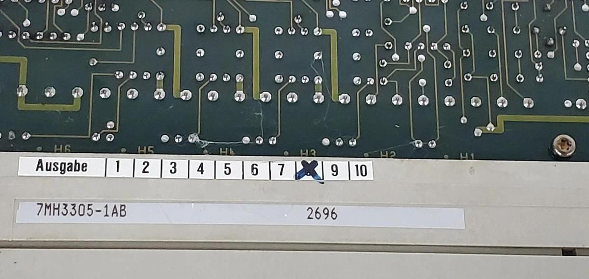 Used SIEMENS 7MH3305-1AB WEIGHING PROCESSOR INTELLIGENT MODULE 7MH33051AB