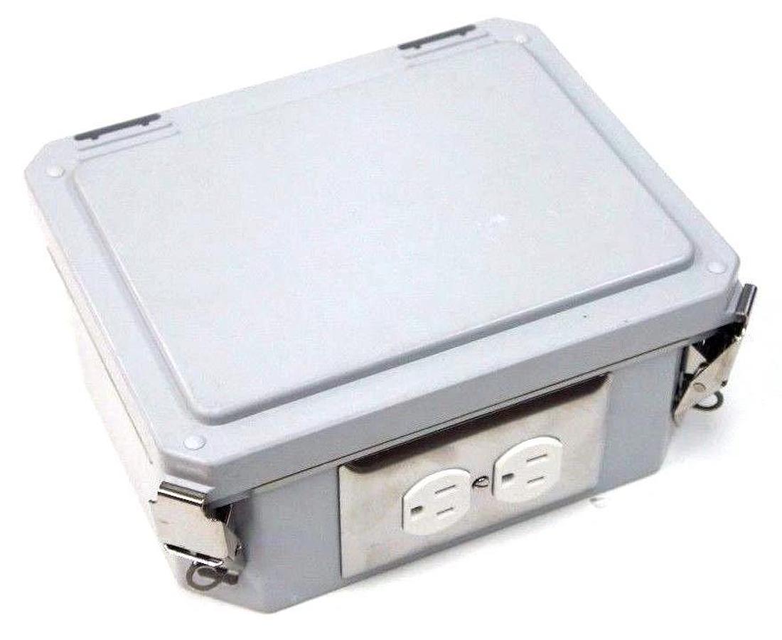 NEW WIEGMANN HW-80604CHQR ENCLOSURE WITH BH118R ELECTRICAL BOX