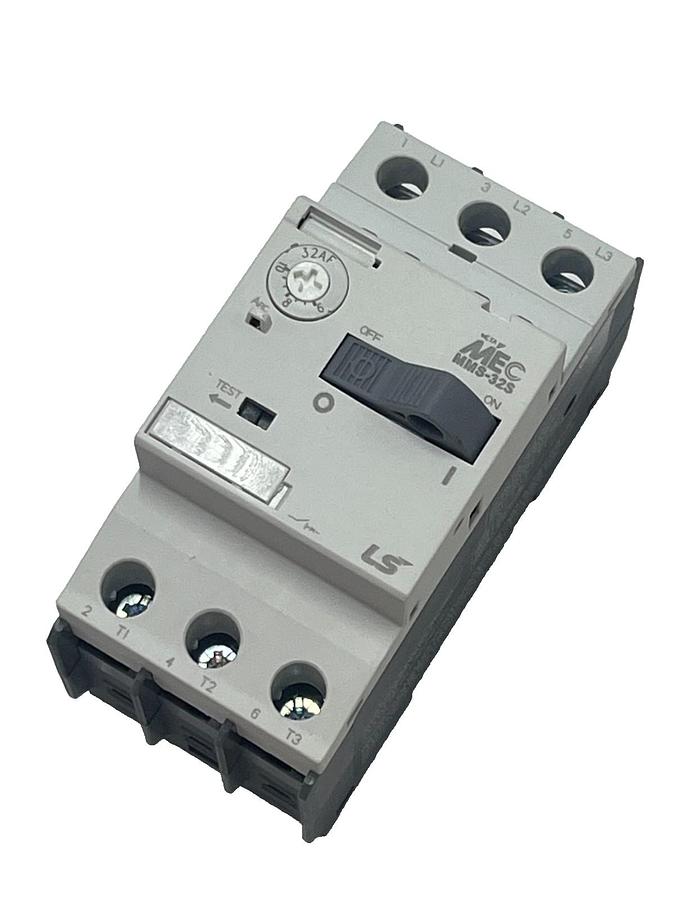 Used (2) LS Electric MMS-32S-10A Manual Motor Starter Protector 6A to 10A 3-Pole NSMP