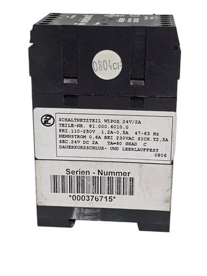 Used WIELAND 81.000.6010.0 POWER SUPPLY 2 AMP 24V