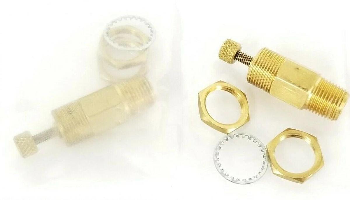 Used LOT OF 2 NEW MULTILINE TECHNOLOGY XV031A RELIEF VALVES 99-P328 3/8'' IN. THREAD