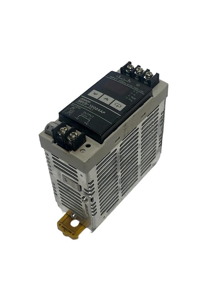 Used Omron S8VS-12024AP Power Supply 24VDC 5A 120W DIN Rail Mount Monitor Display
