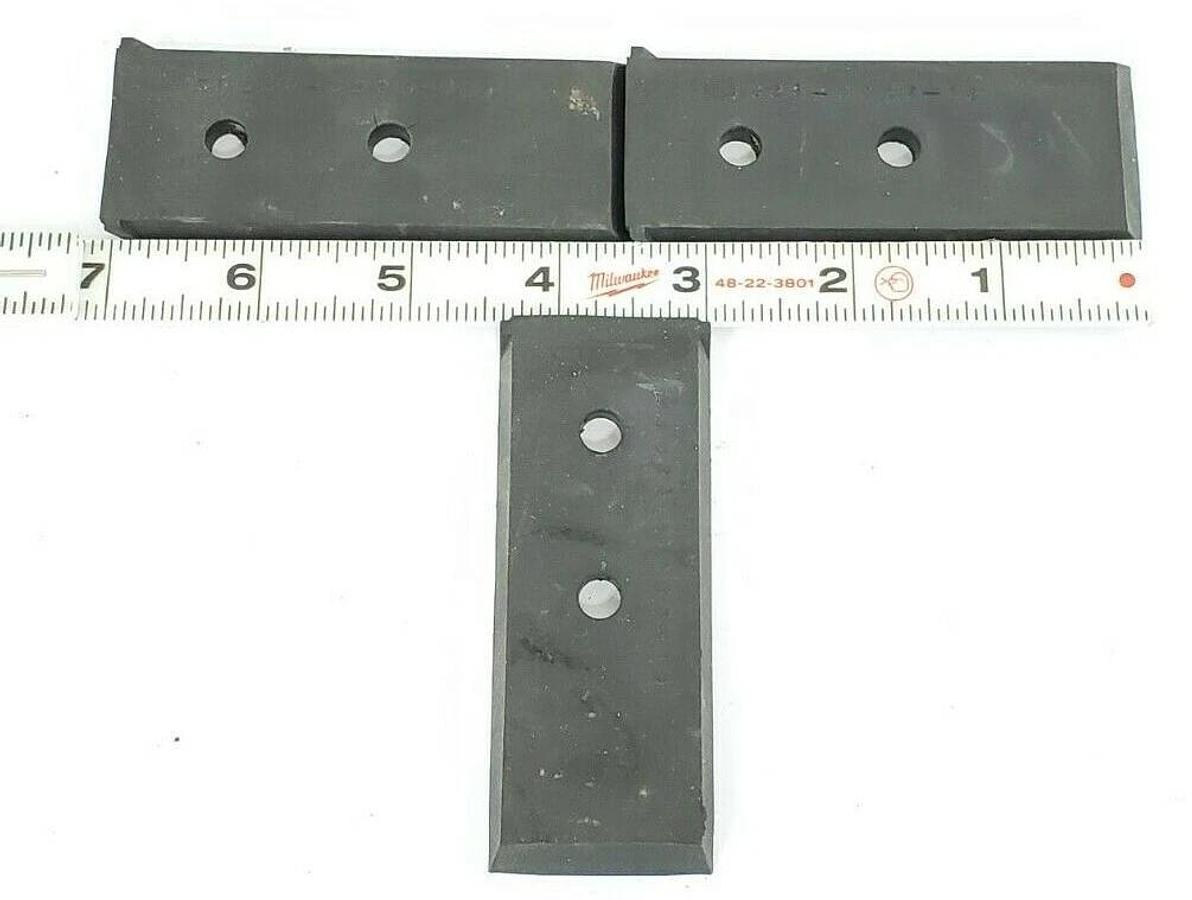 LOT OF 3 NEW OKUMA H1023-0025-18 WIPERS LU45 LOWER CLOSS-SLIDE (BACK PLATE RIGHT