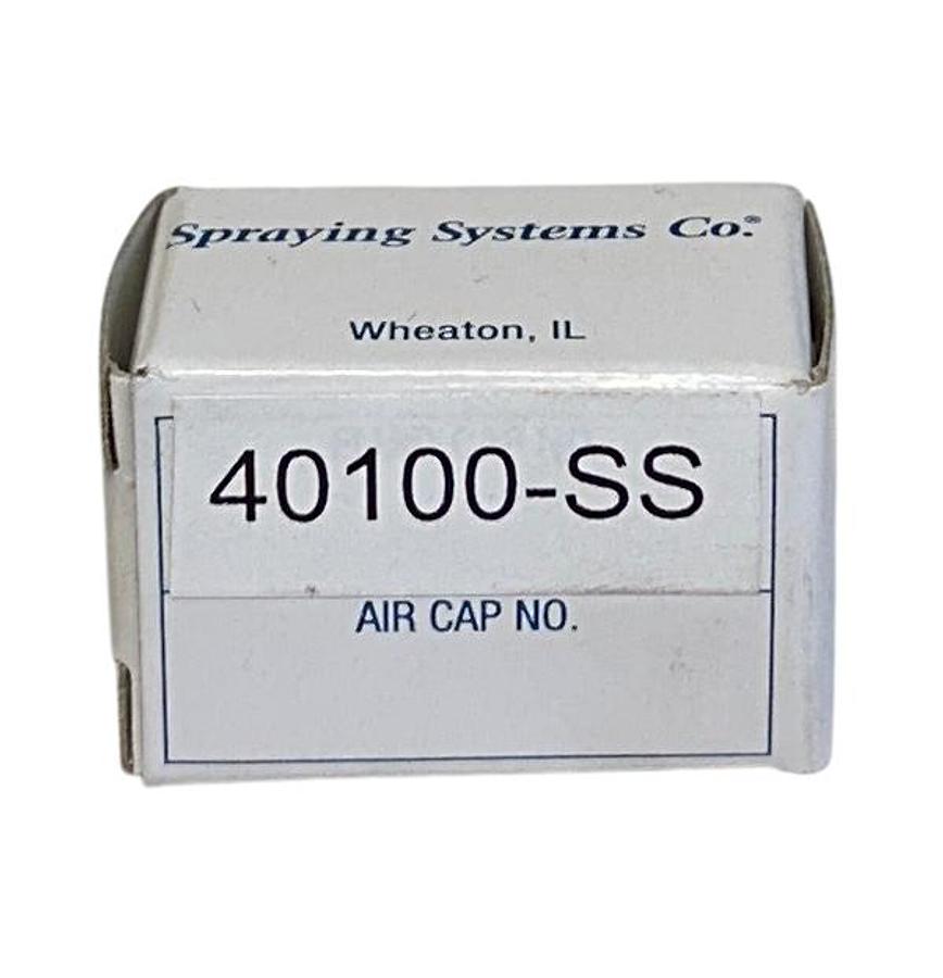 Used SPRAYING SYSTEMS CO 40100-SS / 40100SS SPRAY NOZZLE FLUID CAP STAINLESS NSMP