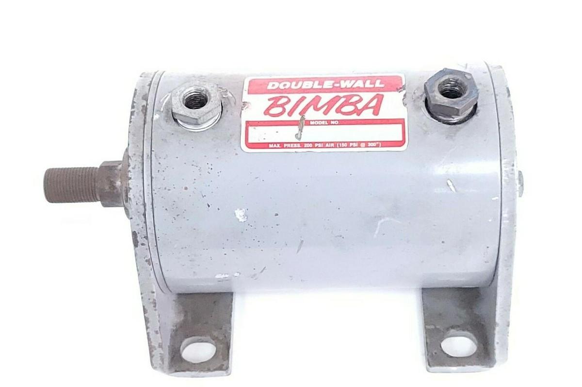 Used BIMBA DWR-1252-2 DOUBLE-WALL CYLINDER 200PSI AIR DWR12522