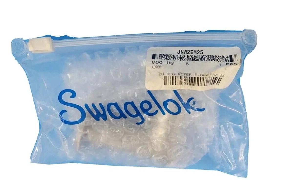 Used NEW SWAGELOK JNW2EM25 90 DEGREE MITER ELBOW / KF 25 C00-US COO-US