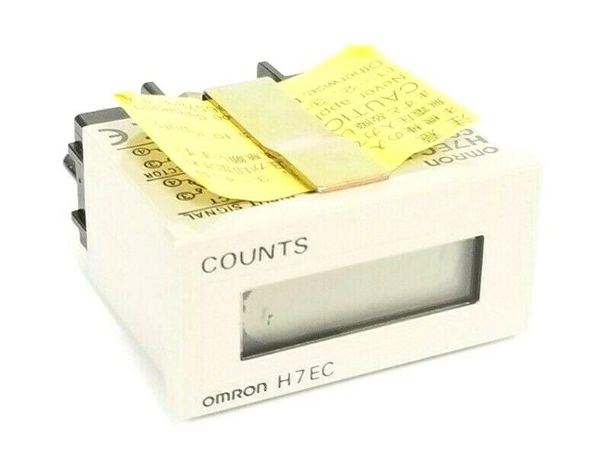Used OMRON H7EC-B COUNTER MODULE W/ MOUNTING BRACKET H7ECB