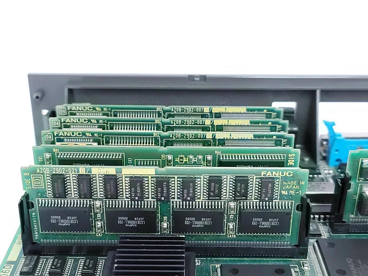 Used FANUC A16B-3200-0400/06D MAIN CPU BOARD A16B-3200-0400 W/ DAUGHTER BOARDS