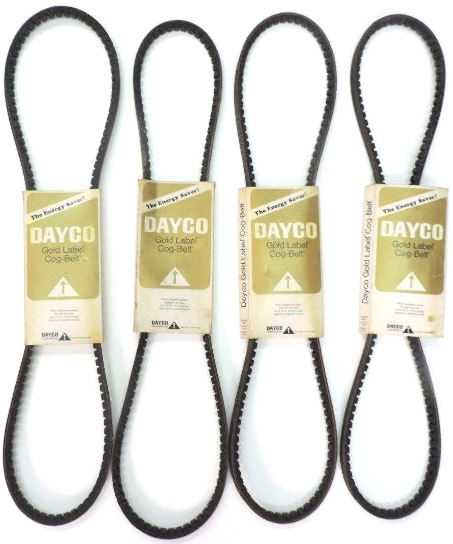 Used LOT OF 4 NEW DAYCO AX51 GOLD LABEL COG BELTS