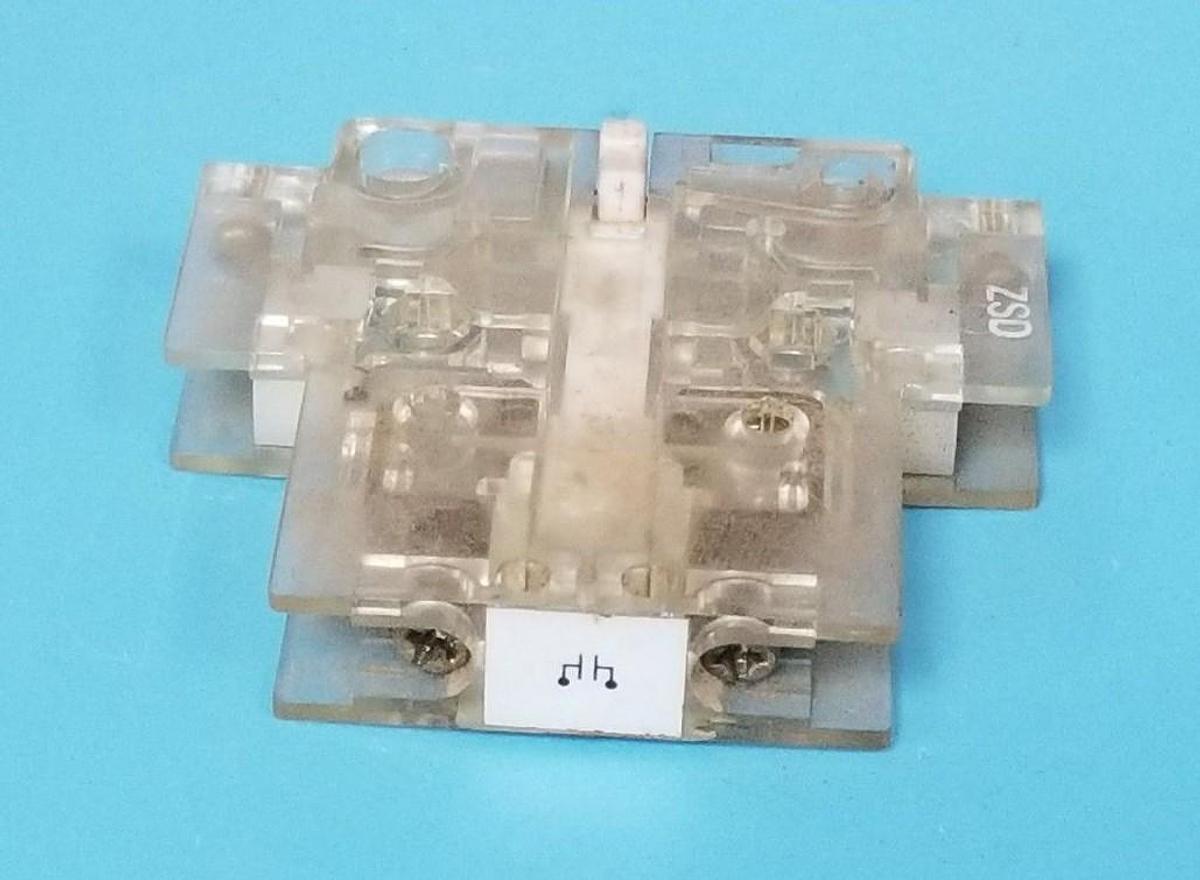 Used ALLEN BRADLEY 195-GA10 AUX. CONTACT 195GA10, SER. A